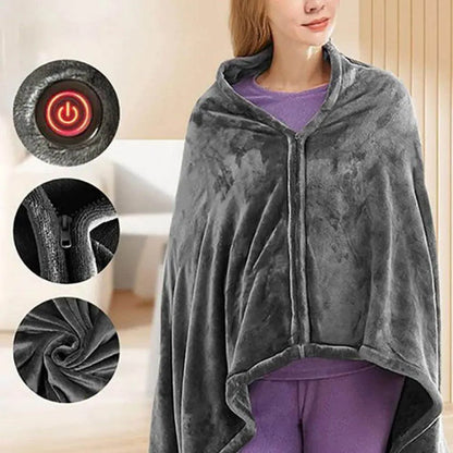 USB Electric Heated Throw Blanket - Trending Wellness Store