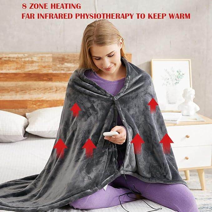 USB Electric Heated Throw Blanket - Trending Wellness Store