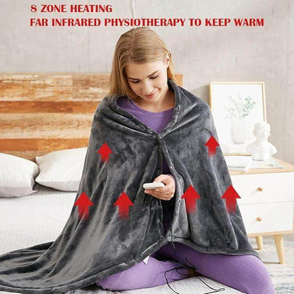 USB Electric Heated Throw Blanket - Trending Wellness Store