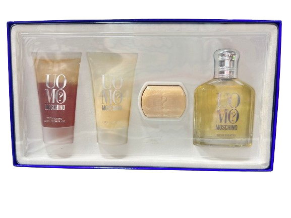 Uomo Moschino for Men by Moschino 4pc Gift Set - Trending Wellness Store