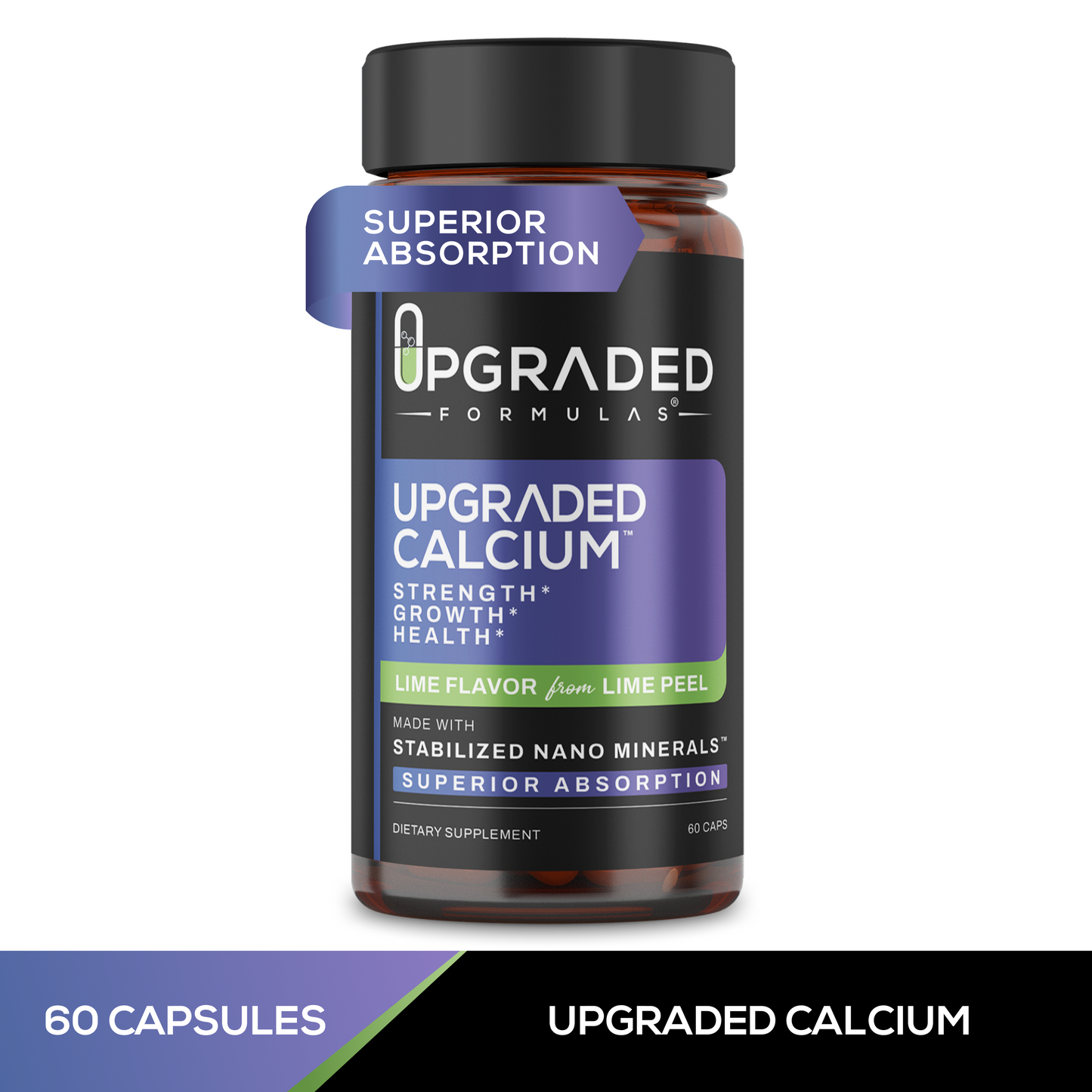 Upgraded Calcium 60 ct Capsules - Trending Wellness Store