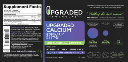 Upgraded Calcium 60 ct Capsules - Trending Wellness Store