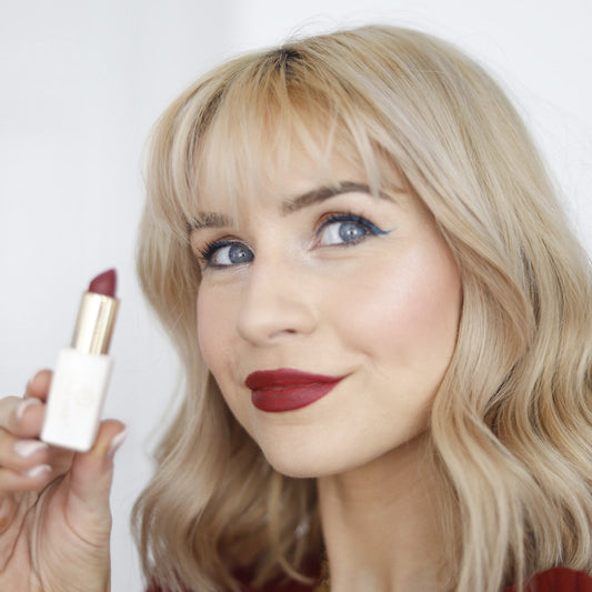 Vegan Matte Lipstick – Hydrating, Long-Wear, Magnetic Case - Trending Wellness Store