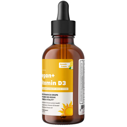 Vegan+ Vitamin D3 + K2 Liquid Drops, 2oz - Trending Wellness Store