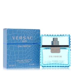 Versace Man Eau Fraiche Eau De Toilette Spray (Blue) By Versace - Trending Wellness Store