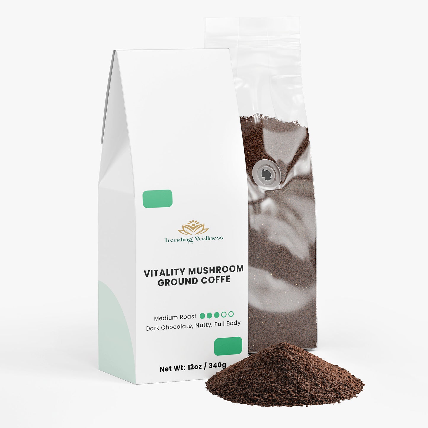 Vitality Mushroom Coffee (Medium Roast) - Trending Wellness Store