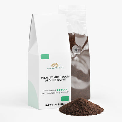 Vitality Mushroom Coffee (Medium Roast) - Trending Wellness Store