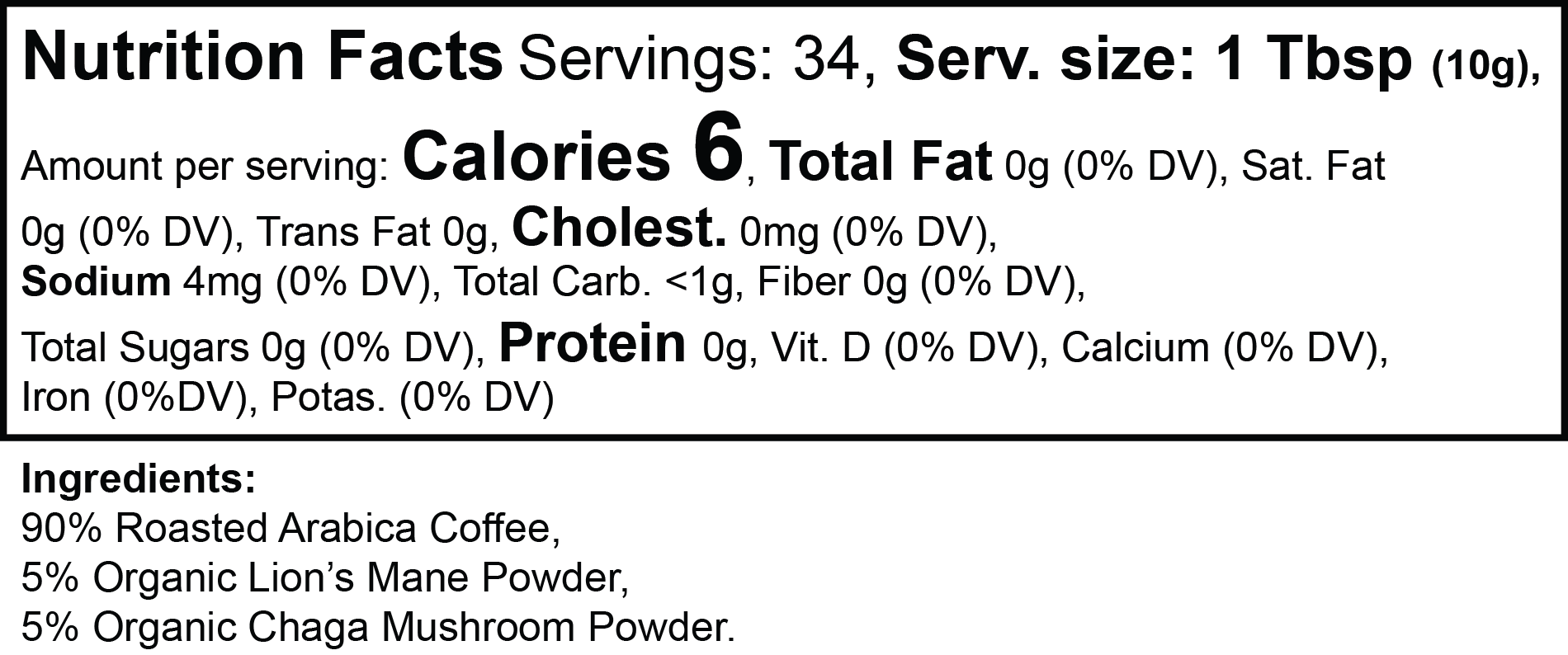 Vitality Mushroom Coffee (Medium Roast) - Trending Wellness Store