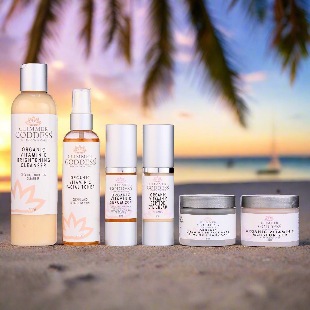 Vitamin C 6-Step Anti-Aging System – Complete Brightening Routine with SPF 30 - Trending Wellness Store