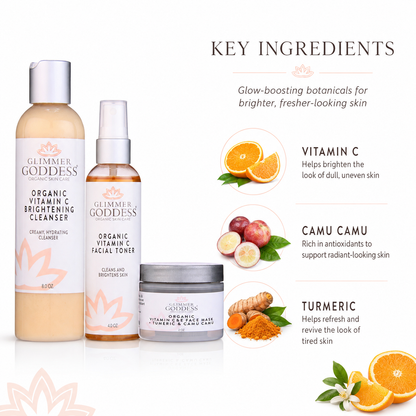 Vitamin C Brighter Skin 3-Step Cleansing Kit - Trending Wellness Store