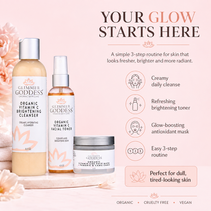 Vitamin C Brighter Skin 3-Step Cleansing Kit - Trending Wellness Store