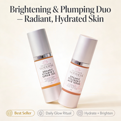 Vitamin C + Hyaluronic Acid Duo – Brightening & Plumping - Trending Wellness Store