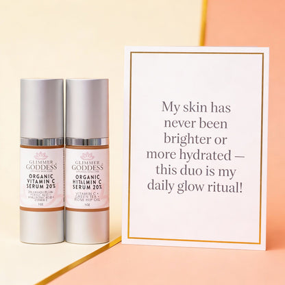 Vitamin C + Hyaluronic Acid Duo – Brightening & Plumping - Trending Wellness Store
