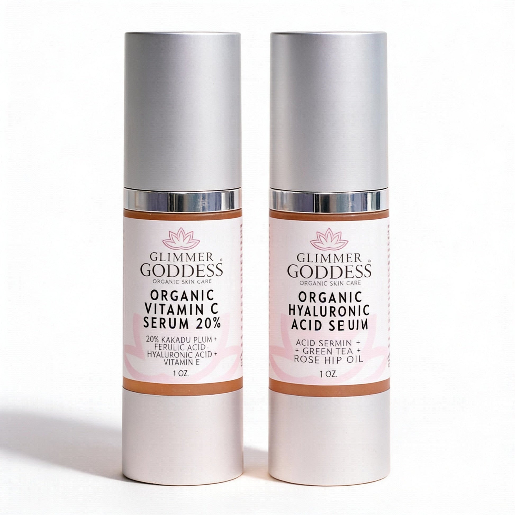 Vitamin C + Hyaluronic Acid Duo – Brightening & Plumping - Trending Wellness Store