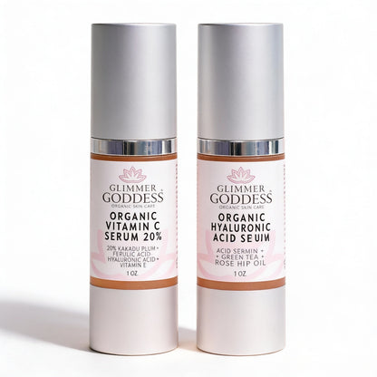 Vitamin C + Hyaluronic Acid Duo – Brightening & Plumping - Trending Wellness Store