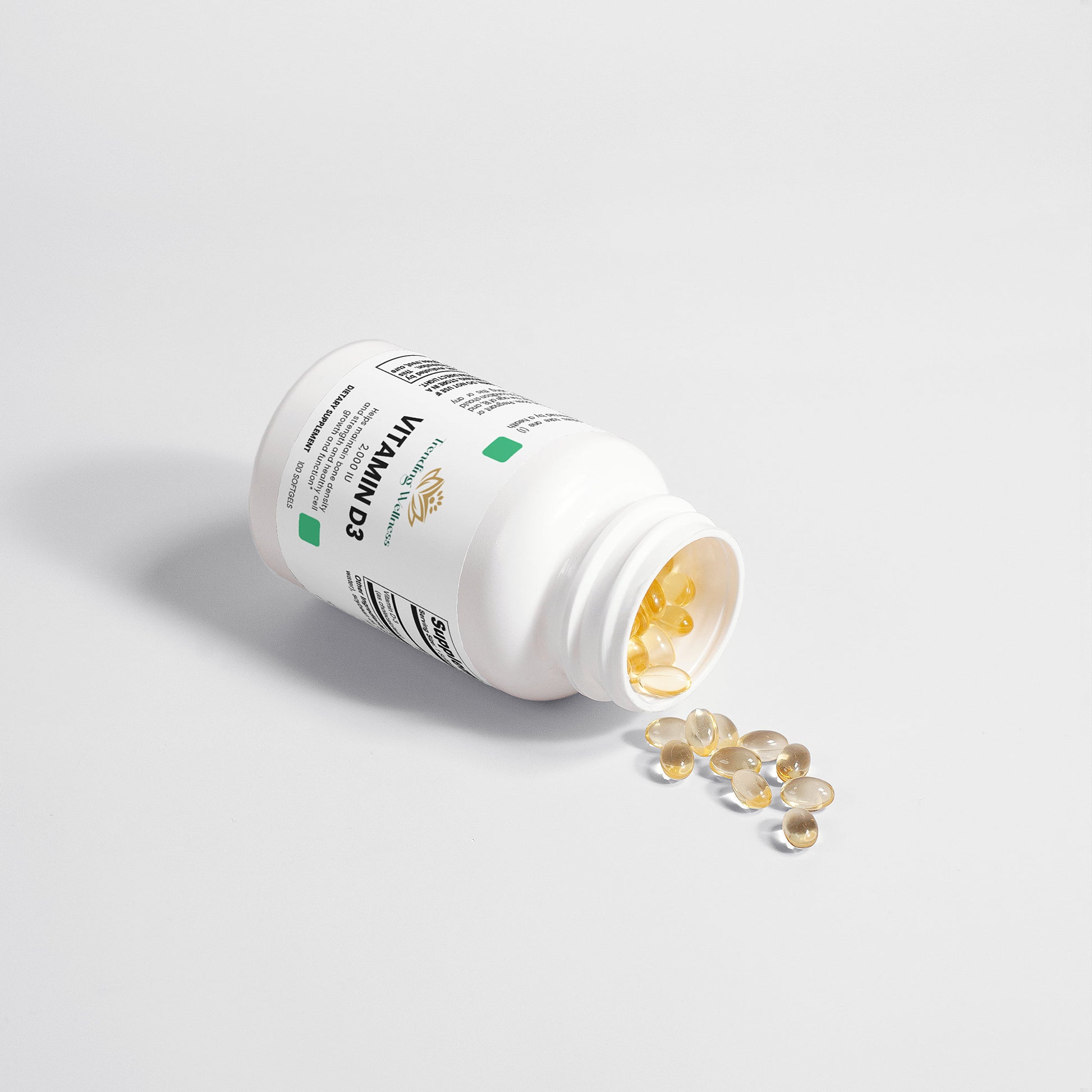 Vitamin D3 2,000 IU - Trending Wellness Store