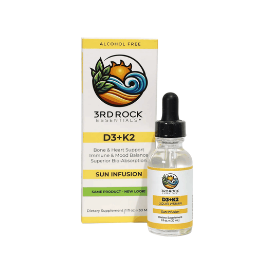 Vitamin D3 + K2 - Liquid Supplement (Chelated) — 1 fl oz - Trending Wellness Store