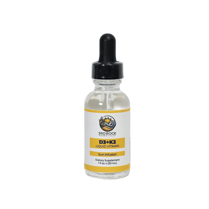 Vitamin D3 + K2 - Liquid Supplement (Chelated) — 1 fl oz - Trending Wellness Store