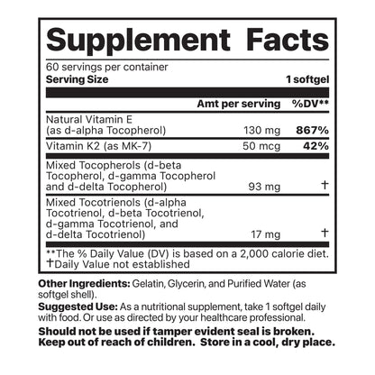 Vitamin K2 + E Complex - Trending Wellness Store