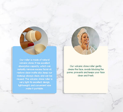 Volcanic Stone Oil-Absorbing Face Roller - Trending Wellness Store