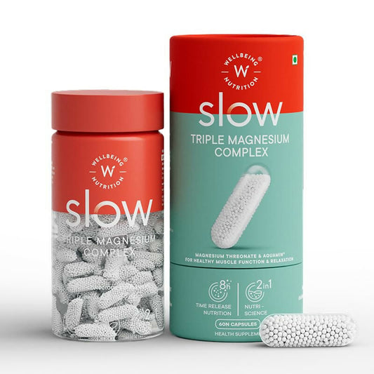 Wellbeing Nutrition Slow Triple Magnesium Complex Capsules - Trending Wellness Store