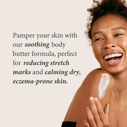 Whipped Shea Body Butter with Colloidal Oatmeal for Dry and Sensitive Skin - WARM WEATHER WARNING