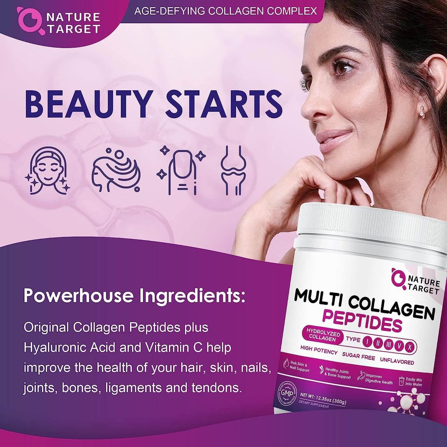 Women’s Hydrolyzed Collagen Powder, 9200mg - Trending Wellness Store