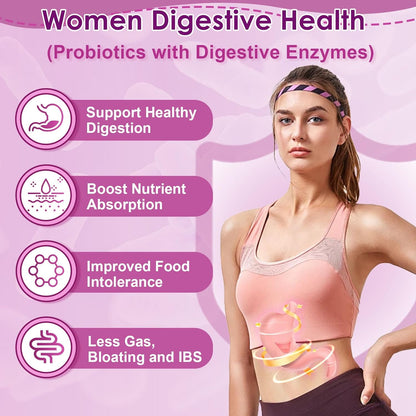 Women's Probiotics for Gut Health, 100 Billion CFUs - Trending Wellness Store