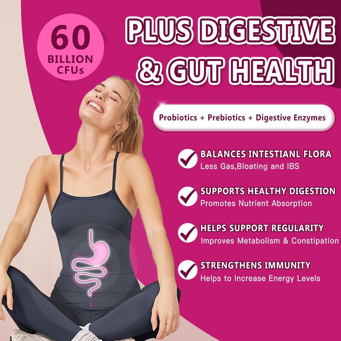 Women’s Urinary Health Probiotics, 60 Billion Probiotics - Trending Wellness Store