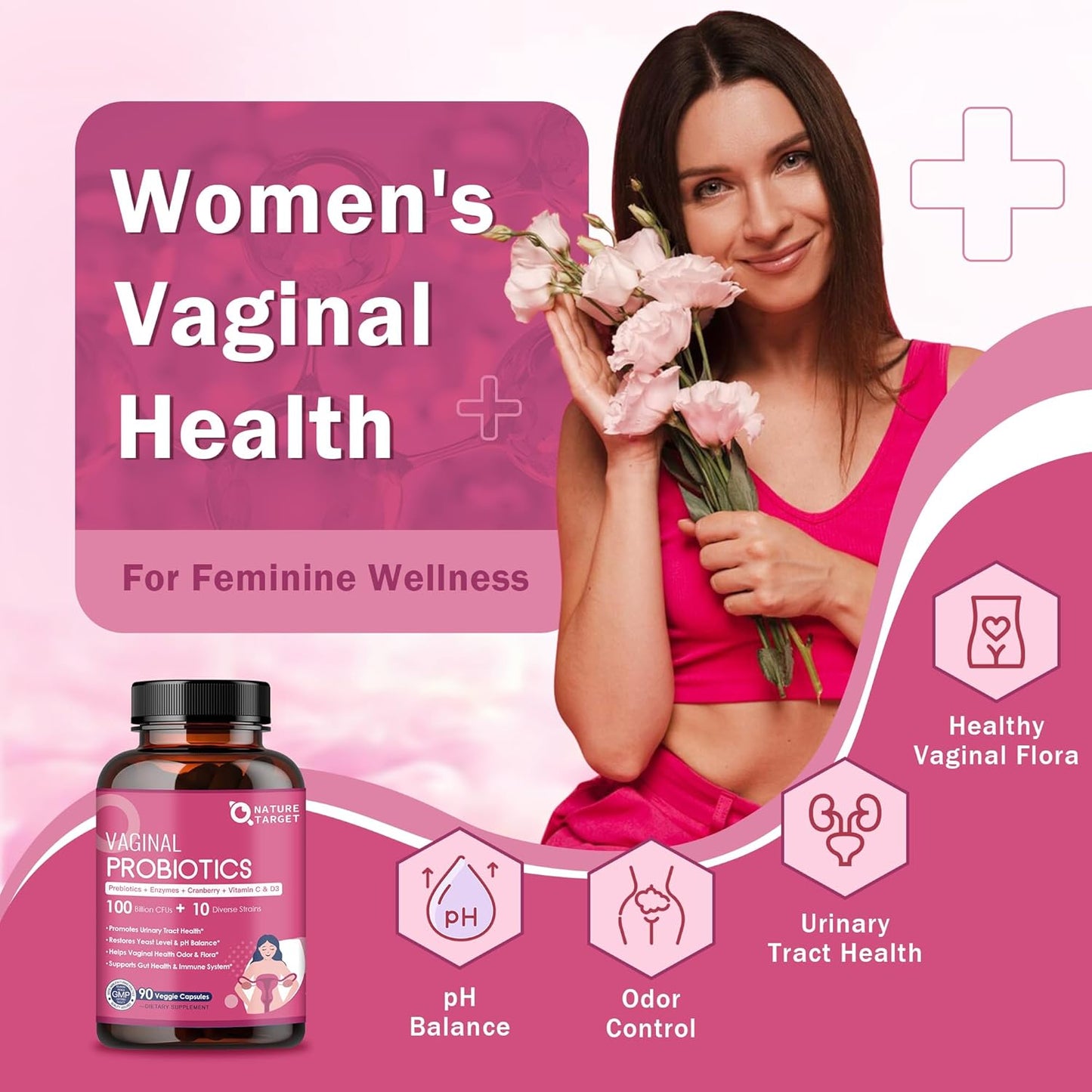 Women’s Vaginal Probiotics, 100 Billion CFUs - Trending Wellness Store