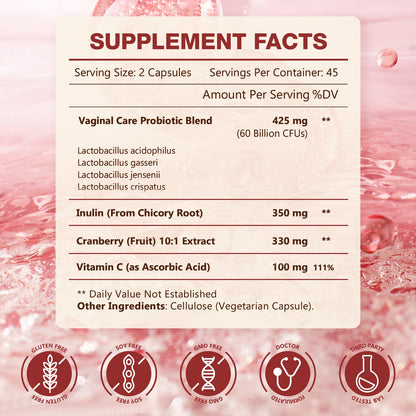 Women’s pH Balance Probiotic for Vaginal & Urinary Health, 90 Caps - Trending Wellness Store