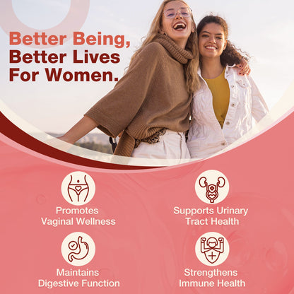 Women’s pH Balance Probiotic for Vaginal & Urinary Health, 90 Caps - Trending Wellness Store