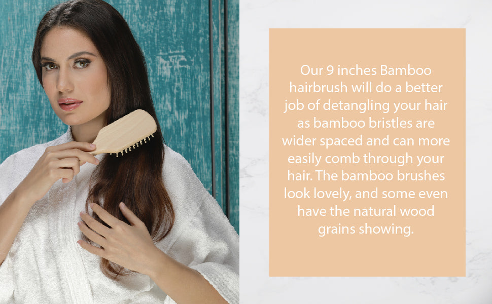 Wooden Detangling Hair Brush - Trending Wellness Store