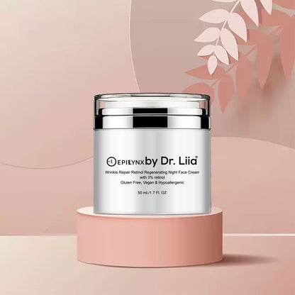 Wrinkle Repair Retinol Regenerating Night Face Cream with 3% Retinol - Trending Wellness Store