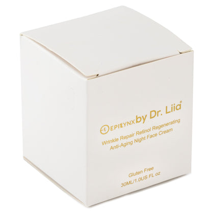 Wrinkle Repair Retinol Night Cream – Vegan, Gluten-Free, Regenerating Anti-Aging Moisturizer - Trending Wellness Store