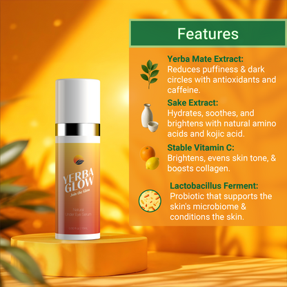 Yerba Glow Natural Under Eye Serum - Trending Wellness Store