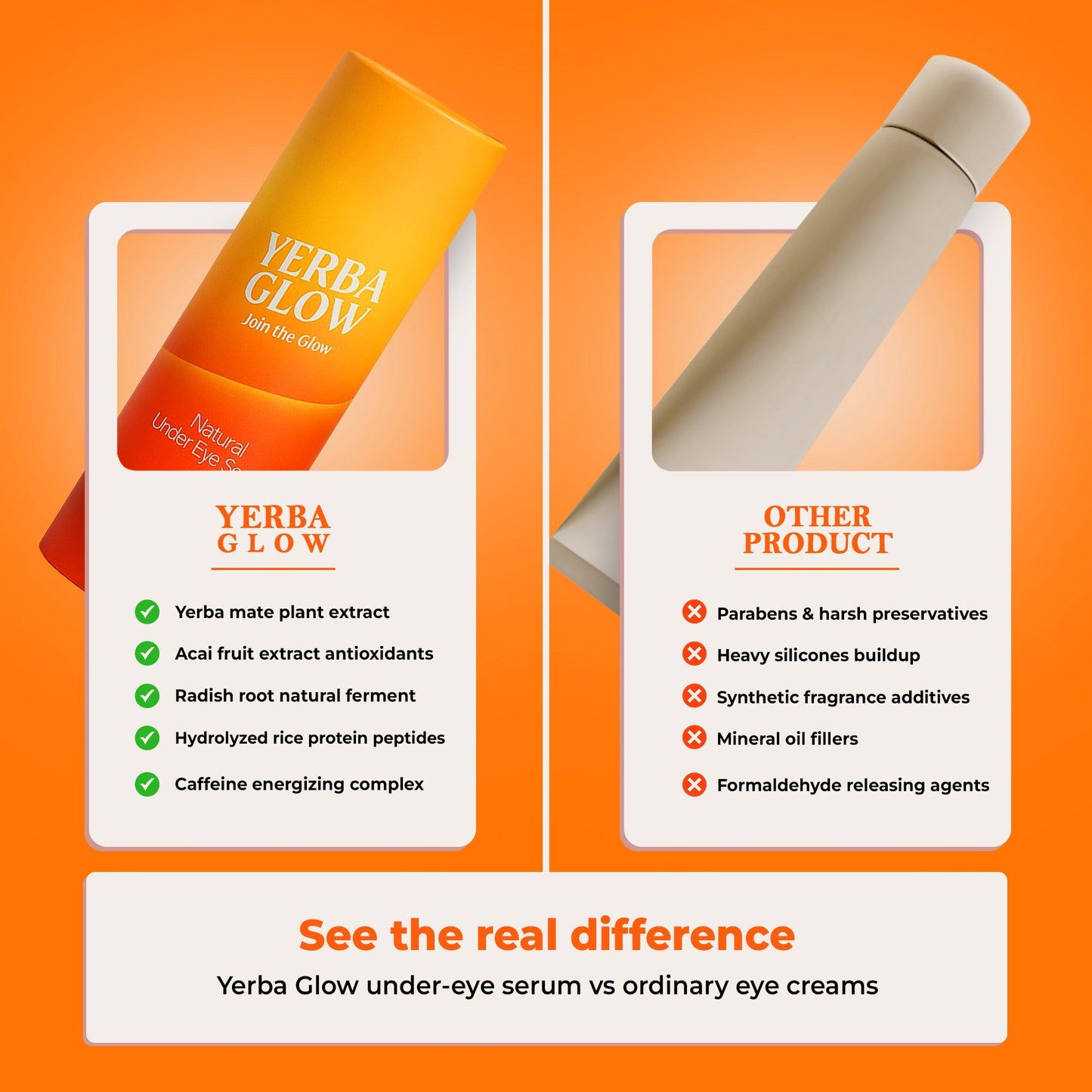 Yerba Glow Natural Under Eye Serum - Trending Wellness Store