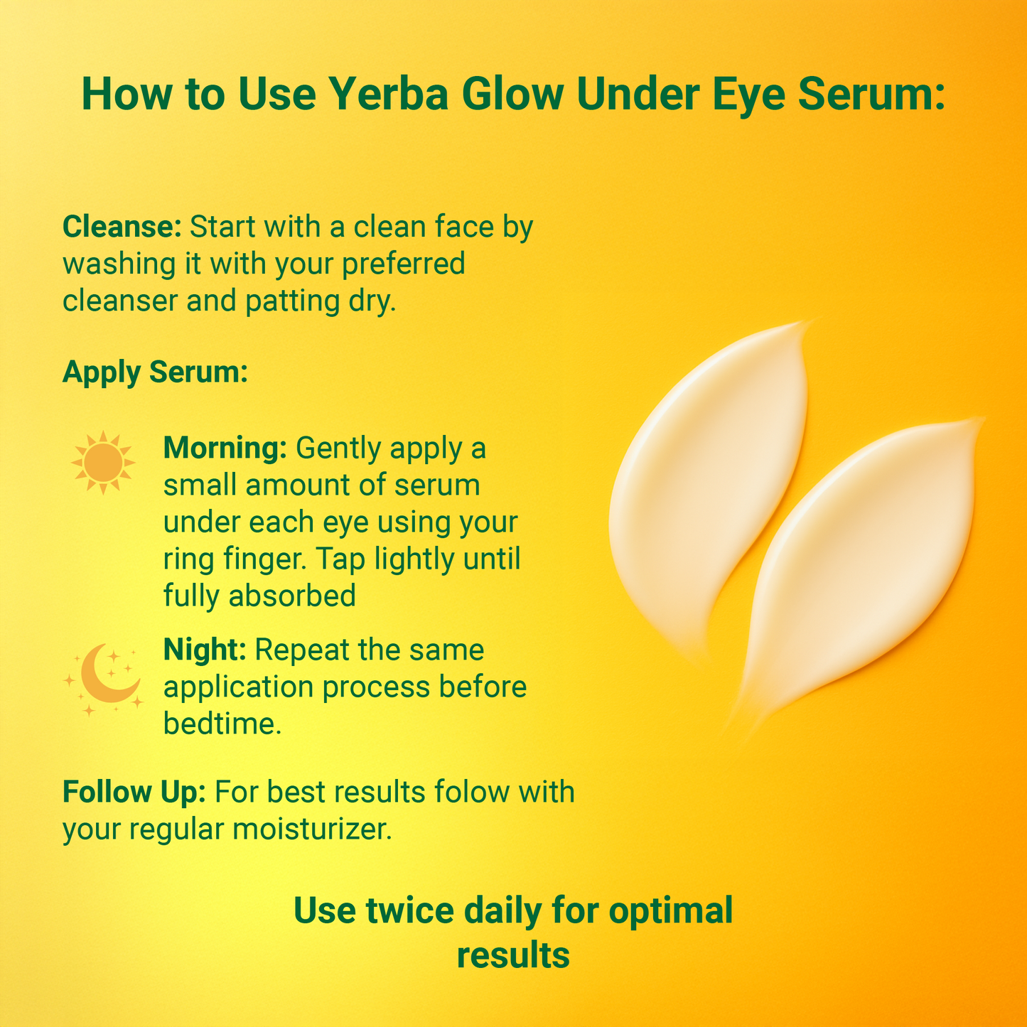 Yerba Glow Natural Under Eye Serum - Trending Wellness Store