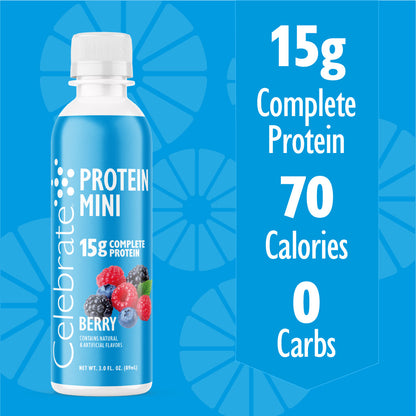Protein Mini 15G Protein Shots, 3oz