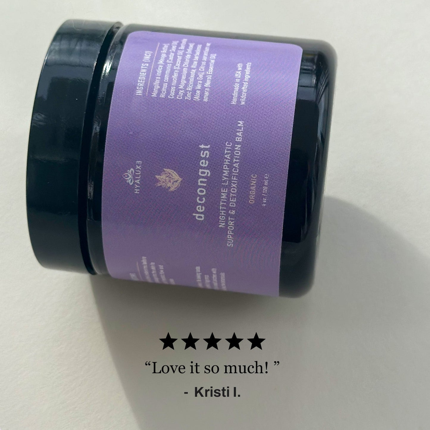 DECONGEST: Overnight Lymphatic Drainage and Detoxification Balm