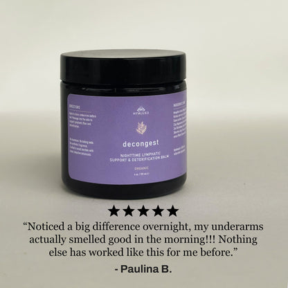 DECONGEST: Overnight Lymphatic Drainage and Detoxification Balm