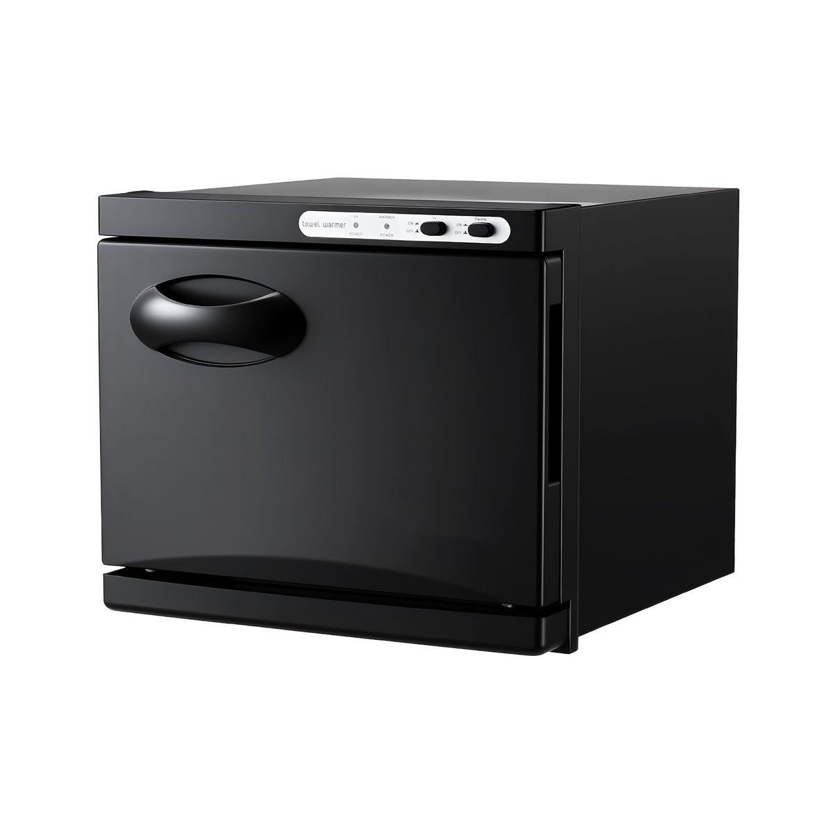 Hot Towel Warmer, 1.76 gal Small Towel Warmer Cabinet with Clip & Stainless Steel Rack, Holds up 12 Towels, Portable All-Round Heating Cabinet for Spa, Barber, Manicures, Massage, Salon, Black