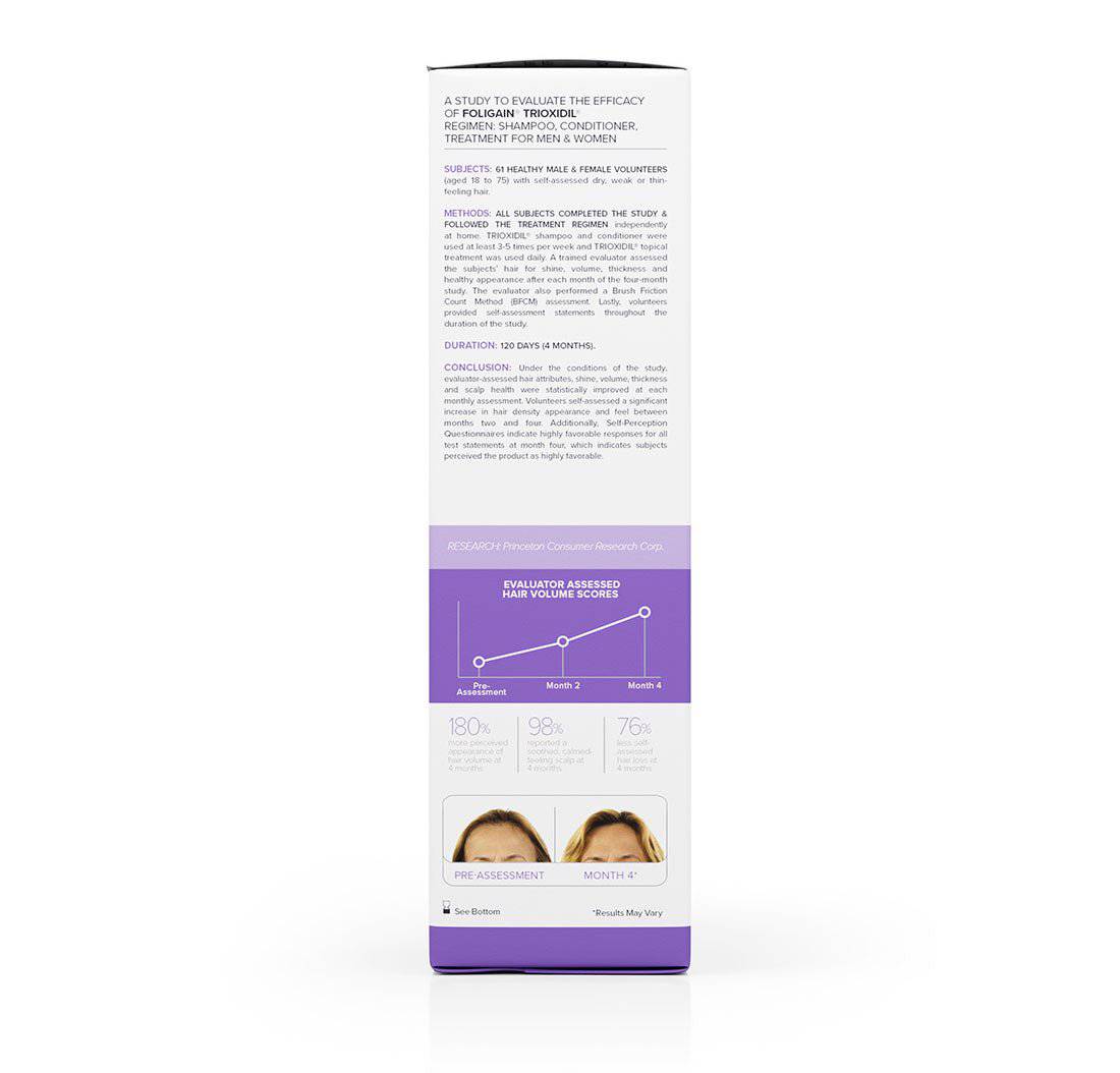 FOLIGAIN® Triple Action Conditioner For Thinning Hair For Women with 2% TRIOXIDIL®