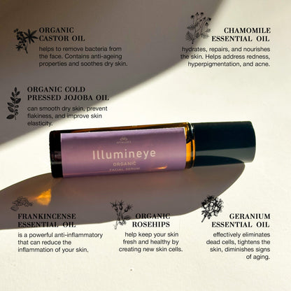 ILLUMINEYE: Roll on Enhanced Castor Blend for Face and Neck