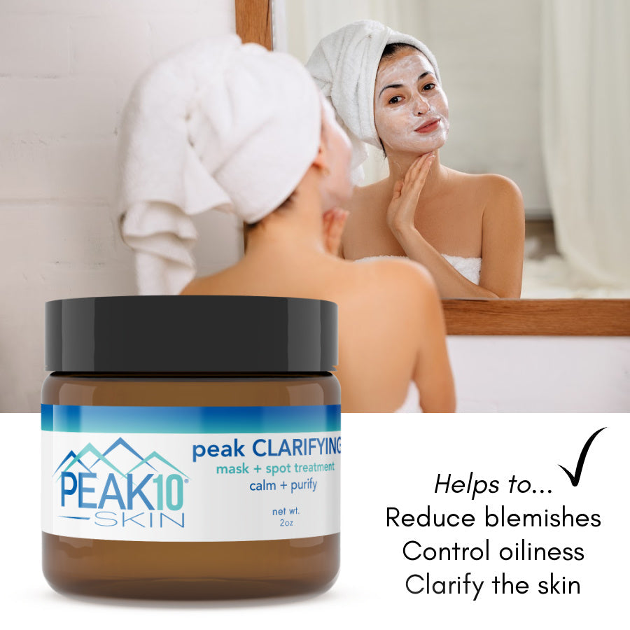 peak CLARIFYING mask + spot treatment | calm + purify 2oz - Trending Wellness Store