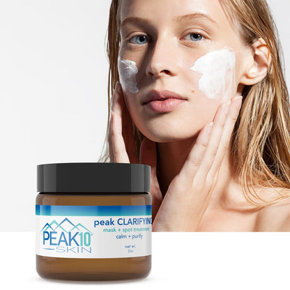 peak CLARIFYING mask + spot treatment | calm + purify 2oz - Trending Wellness Store